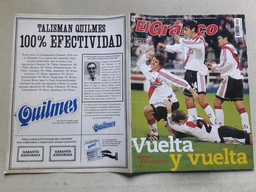 Revista El Grafico Nº 4214 Julio 2000 - River Bicampeón 0