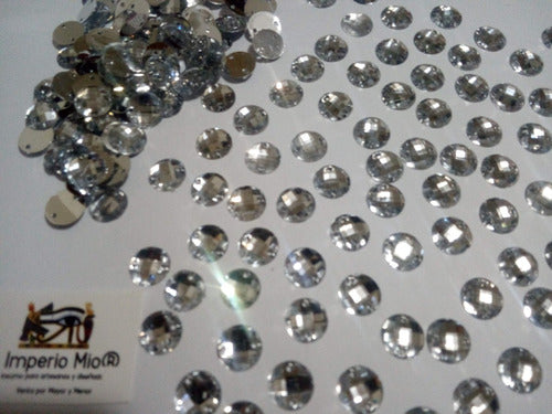 Imperio Mio Acrylic Sewing Gems, 500 Units, 8/10 or 12mm 0