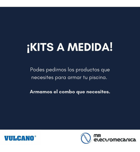 Kit Vulcano Piscina Fibra Vidrio: 3 Retornos + 1 Virola 6