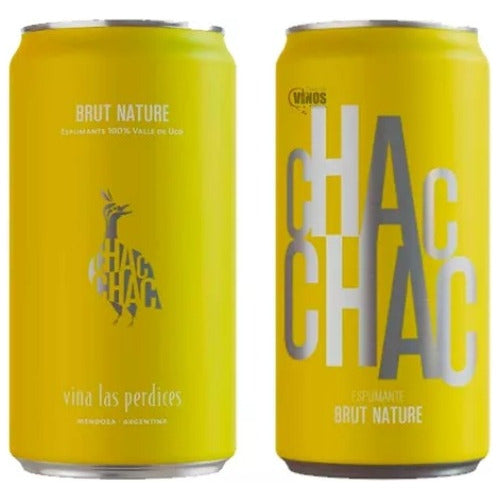 Las Perdices Chac Chac Sparkling Wine in Can - Brut Nat. X12u 0