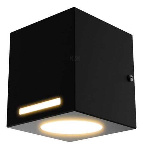 Outdoor Directional Black LED GU10 Wall Light Bless 0