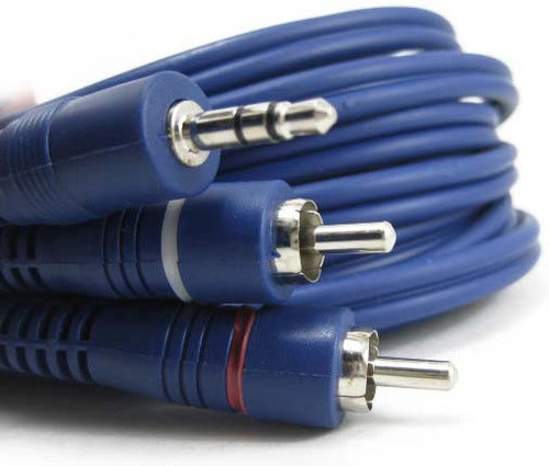 Moon Audio Mini Plug 3.5 Mm Stereo to 2 RCA Male Cable - 8 Meters 1