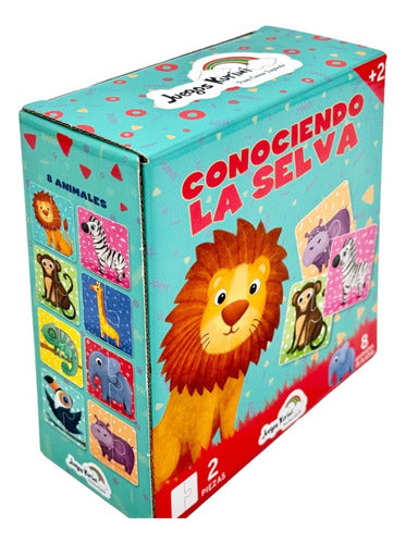 Juegos Kurimi Rompecabeza Infantil + 2 Años Conociendo La Selva 0