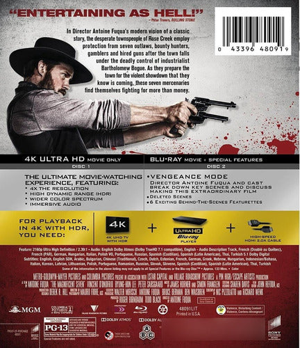 Sony 4K Ultra HD The Magnificent 7 / Los Siete Magnificos (2016) 1