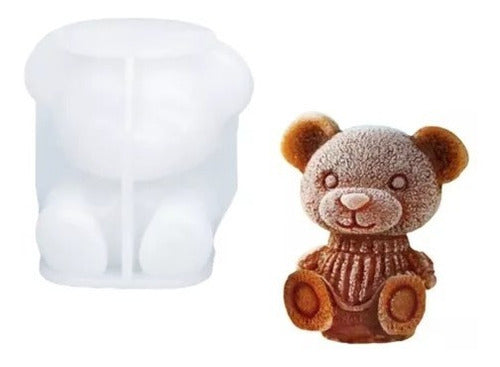 AP! 3D Silicone Teddy Bear Mold 0