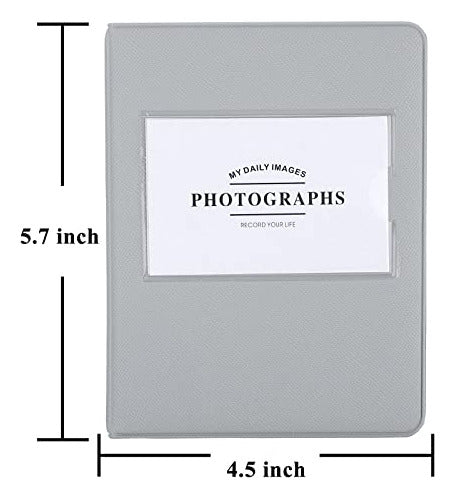 Akonege 64 Pockets Mini Photo Album For Fujifilm Instax Mini 6