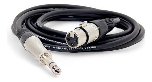 HAMCelectronic XLR Female to Balanced Plug Audio Adapter Cable 1m 2