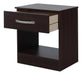 Set of 2 Bedside Tables with Drawer Benevento Nightstand 7