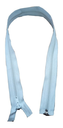 Pack of 25 Nylon Zippers 60cm Each - Sky Blue or Navy Blue - 6mm 2
