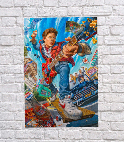 Movie Posters Back to the Future Canvas Films 120x80 cm 7