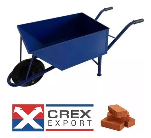 Crex Export Reinforced Wheelbarrow 90 Liters Construction Free Shipping 1