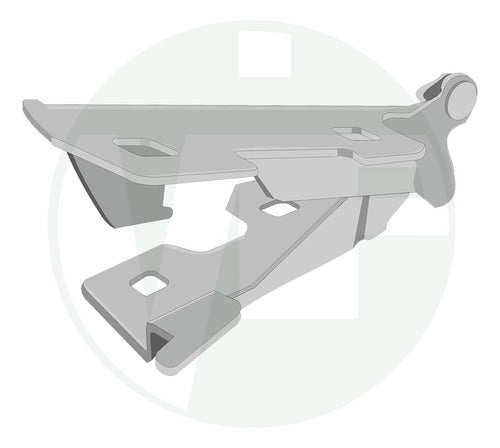 Hood Hinge for Renault Clio II - Left Side 4