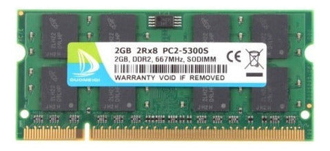 Usa 4gb 2 X 2 Gb 2 G 2rx8 Pc2-5300 Ddr2 667mhz 200pin Laptop 5