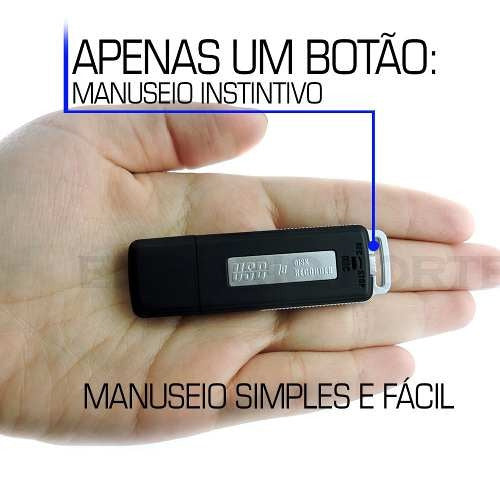 Gravação De Som Gravador Voz Usb Pen Drive Mini Aparelho Ba1 3