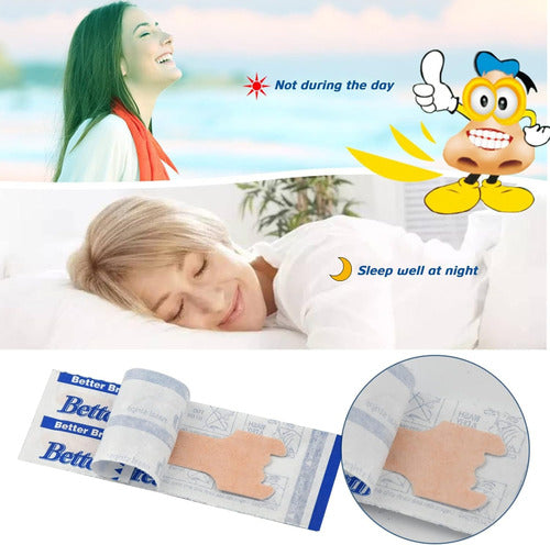 Anti-Snoring Nasal Strips x 50 Units Better Breathing 1