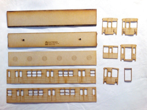 Minitrenes Subway Car Nagoya Line C and D Kit for Assembly 1/87 0