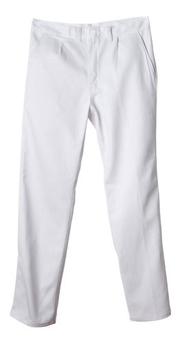 White Work Pants from Ramos Generales Buenos Aires Wholesale Factory 0