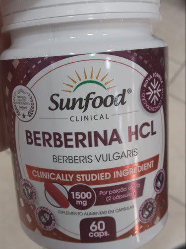 Sunfood Berberine HCL 60 Capsules 1