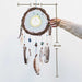 Handmade Dreamcatcher with Semi-Precious Stones and Natural Feathers in Willow Wood 3