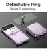 Funda Para Samsung Z Flip 4 C/anillo Transparente 3