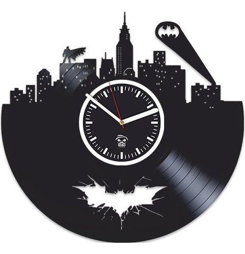 Kovides Vinyl Wall Clock for Kids - Batman Design Gift 0