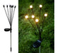 Noiluva Solar Stake Lights x2 Outdoor Ball Bouquet Garden Deco 6