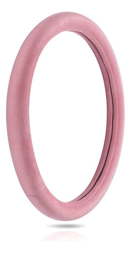 Funda Para Volante Suave De Terciopelo Rosa (38cm) 0