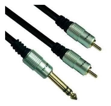 Puresonic Cable Plug Stereo A 2 Rca. 1.5mts Reforz. 1