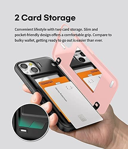 Goospery Phone Case for iPhone 13 with Magnetic Closure - Pink 4