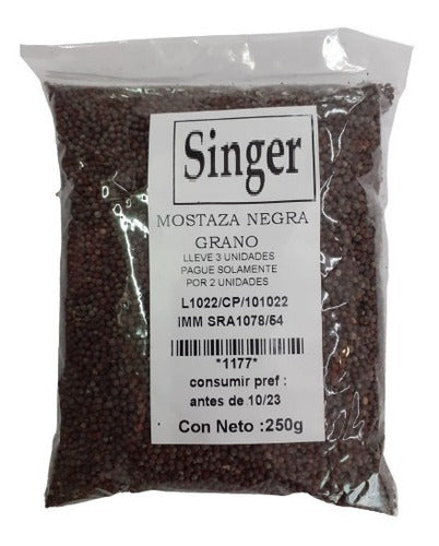 Mostaza Negra En Grano 250g 0