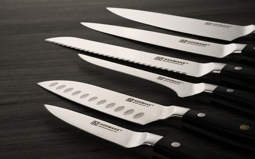 Keemake Premium Set of 6 Knives German Steel 1.4116 1