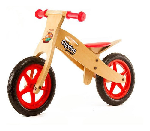 Chivita Bici De Madera Roja - Mosca 0