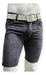 Men's Elastized Denim Bermuda Shorts Without Rips 14