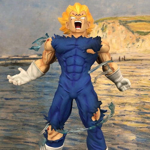 Figura Majin Vegeta Explosion - Dragon Ball Z 28cm Anime Col 1