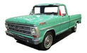 Ford F100 1967 to 1973 Vent Window Glass Right = Left 0