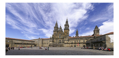 Santiago De Compostela Galicia España - Lámina 45x30 Cm. 0