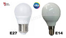 Nova Electricity Pack of 10 LED Drop Bulbs 6W E27/E14 Warm/Cool Light 20000hs 1