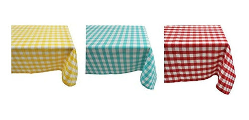 Yourtablecloth 100% Cotton Buffalo Check Tablecloth 1