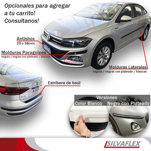 Baguetas Kit Paragolpes + Laterales Vw Fox 2015/2020 4