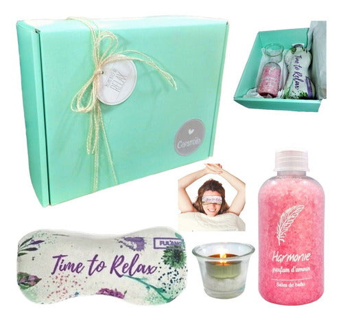 Zen Spa Roses Aromatherapy Relaxation Gift Box Set Nº63 - Aroma Caja Regalo Box Zen Spa Rosas Set Relax Kit N63 Relax