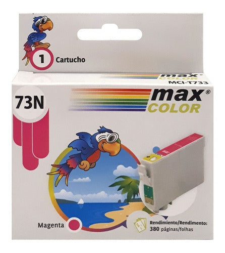 Cartucho Maxcolor Magenta Para Epson Stylus T21 T073320 0