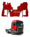 Tapete De Vinil Vermelho Para Scania Highline G Automatico C 0