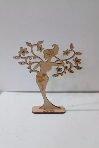 Life Tree Woman 20 Souvenirs + 1 Central Gift with Personalized Earring Holder 2