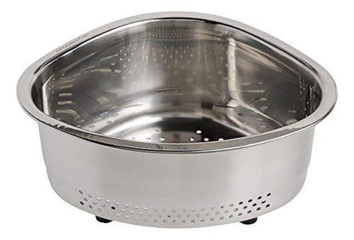 Rsvp Stainless Steel Resistive Corner Sink Basket 0