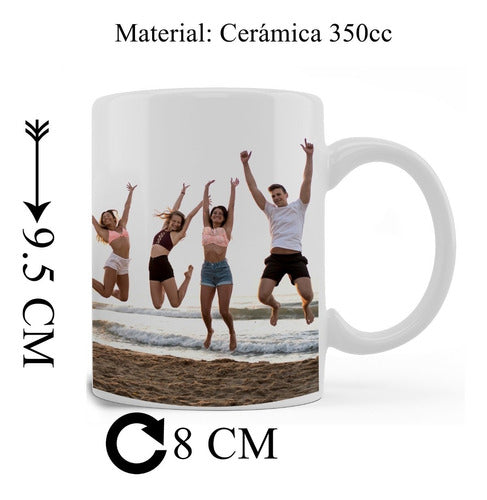 Taza Magica Personalizada Con Tu Foto Dia Del Amigo Amiga 1