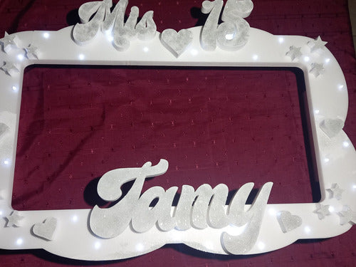 Selfie Frame / Picture Frame for Birthday Candy Bar Sweet 15 Party 5
