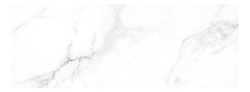 Semi Gres Para Piso Y Pared De 45x90 Carrara Marmolado Blanc 0