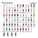 Kit of 12 Semi-Permanent Nail Polishes by Meliné + UV/LED Nail Lamp 1