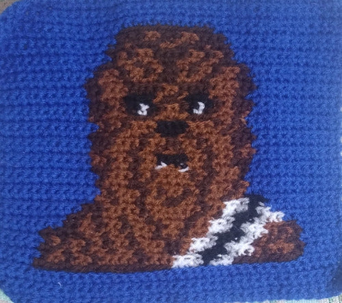Chewbacca Star Wars Tapestry or Wall Art, Handwoven 2