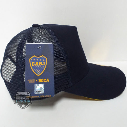 Official Boca Juniors Curved Visor Cap BJ191A - Dark Blue 5